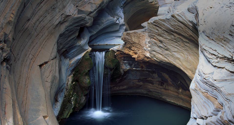 waterfall in Hamersley Gorge