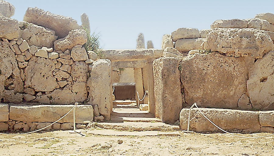 The Mnajdra megalithic temple complex